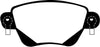 EBC DP41350R fits Jaguar 01-04 X-Type 2.5 Yellowstuff Rear Brake Pads