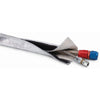DEI 10405 Heat Shroud 1in I.D. x 3ft - Aluminized Sleeving - Hook and Loop Edge