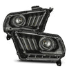AlphaRex 880110 fits Ford 10-12 Mustang PRO-Series Projector Headlights Plank S