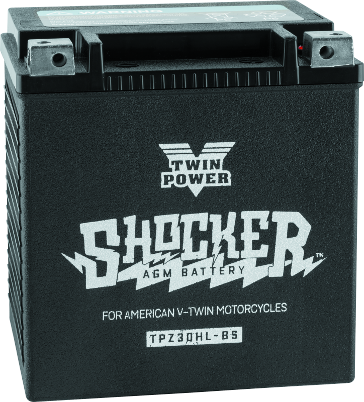 Twin Power 781156 YTX-30L Shocker Battery Replaces H-D 66010-97A 430 CCA