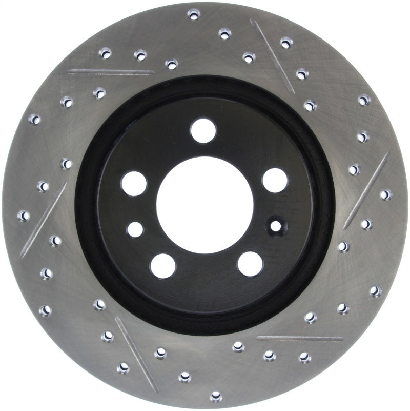 Stoptech 127.33054L Slotted & Drilled Sport Brake Rotor