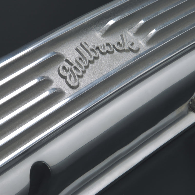 Edelbrock 4145 Valve Cover Classic Series fits Chevrolet 1959-1986 262-400 CI V8 Polshed