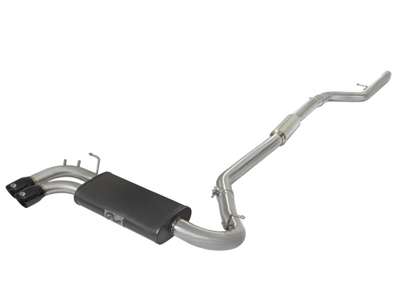 AFE 49-36329-B rce XP Exhausts Cat-Back SS-304 w/ Black Tips 12-16 fits BMW 328