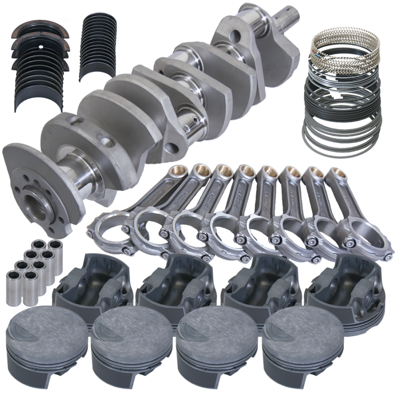 Eagle F1011100 fits Chevy 454 4.250in Crank 6.385in I-Beam Rods -3cc Flat Top 4.350in Pistons Rotating Assembly