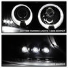 SPYDER 5078292 fits GMC Sierra 1500/2500 Projector Headlights LED Halo LED Blk