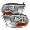 9022937 Xtune fits Dodge 09-12 Ram 1500 ( Non Quad Headlights ) Crystal Headli