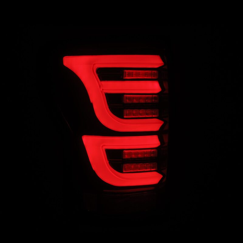 AlphaRex 670050 07-13 fits Toyota Tundra LUXX-Series LED Tail Lights Black-Re