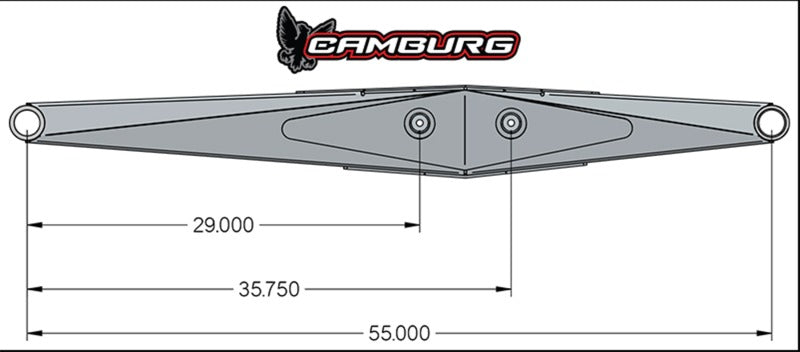 Camburg CAM-020081 Race Series 55in. Lower Links (pair)