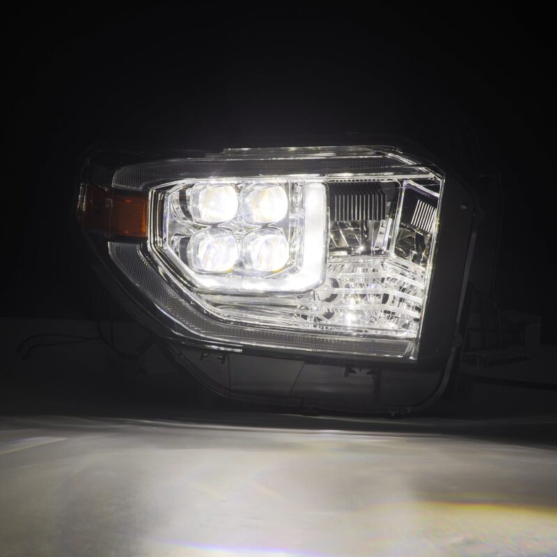 AlphaRex 880831 14-21 fits Toyota Tundra NOVA LED Proj HL Chrome w/Actv Light