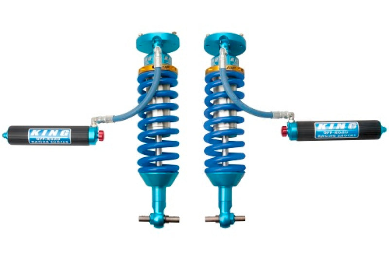 King 33700-132A Shocks 19+ fits Chevrolet Silverado 1500 Front 3.0 Dia Remote Res Coilover w/Adj/Int Bypass (Pair)