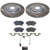 Power Stop 20-25 Audi A6 allroad Rear Semi-Coated Rotor Kit