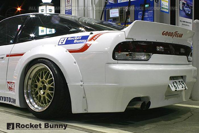 GReddy 17020240 89-93 fits Nissan Silvia 2Dr Rocket Bunny (RPS13) Duck-Tail Wing
