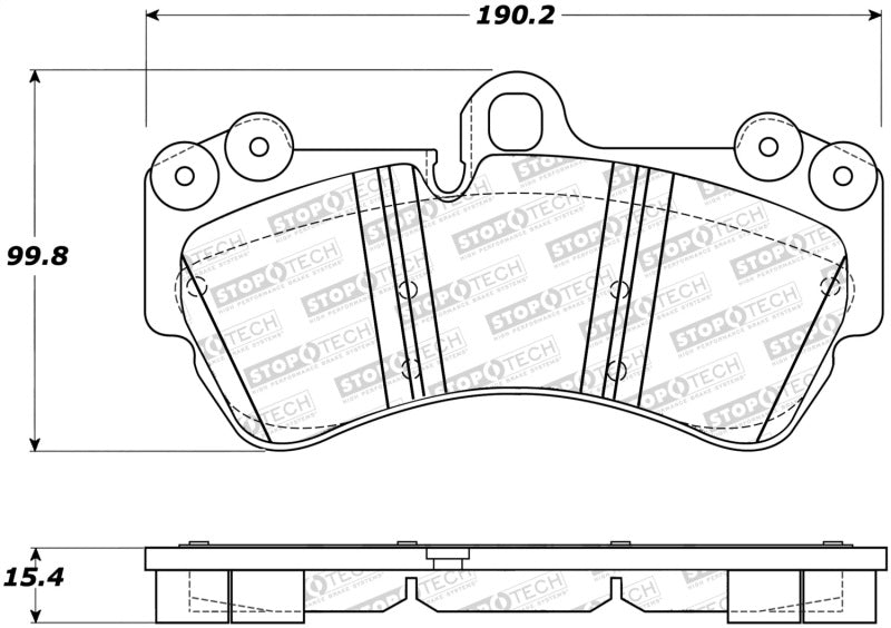 Stoptech 308.1007 Street Brake Pads
