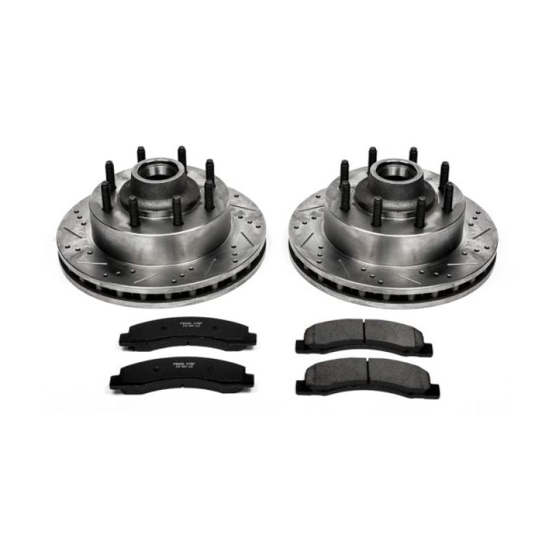 Power Stop K1891 99-02 fits Ford F-350 Super Duty Front Z23 Evolution Brake Kit