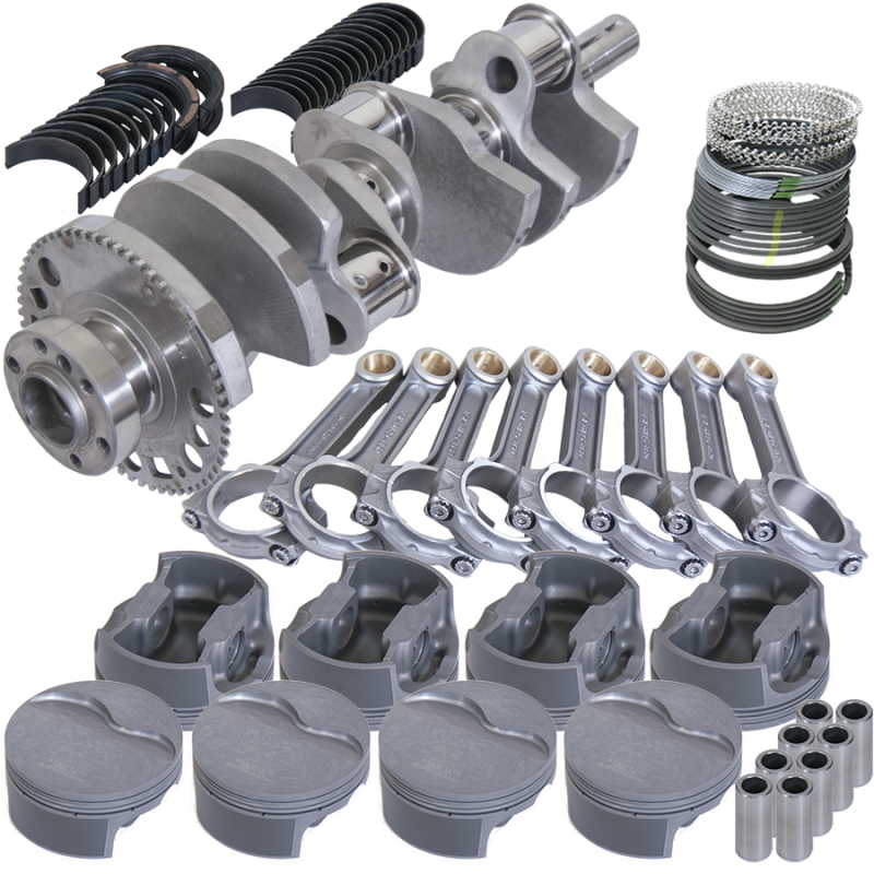 Eagle 629464030 fits Chevy LS3 4.000in Crank 58 Tth Rlctor 6.125in I-Beam Rods 4.030in Pistons Rotating Assembly