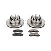 Power Stop K1796 05-07 fits Ford F-350 Super Duty Front Z23 Evolution Brake Kit