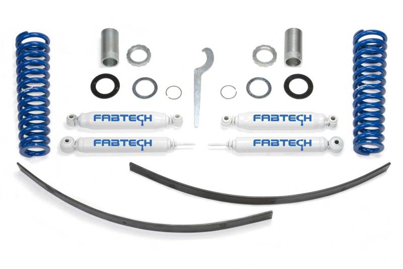 Fabtech K7015 95.5-04 fits Toyota Tacoma Prnnr 6 Lug Mdls 2/4WD 0-3.5in Basic Adj C/O Sys w/Perf Rr Shks