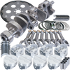 Eagle B13559L06068 fits Chevy 350 1Pc 3.750in Crank 5.700in I-Beam Rods -10cc 4.060in Pistons Balanced Assembly