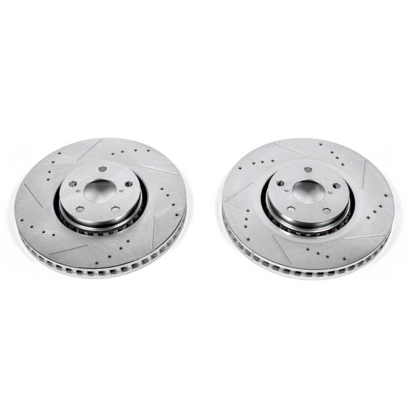 PowerStop fits Lexus 07-11 GS350 Front Evolution Drilled & Slotted Rotors - Pair