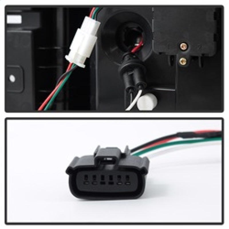 Spyder 5085085 fits Chevy 15-17 Tahoe / Suburban LED Tail Lights - Red Clear (A