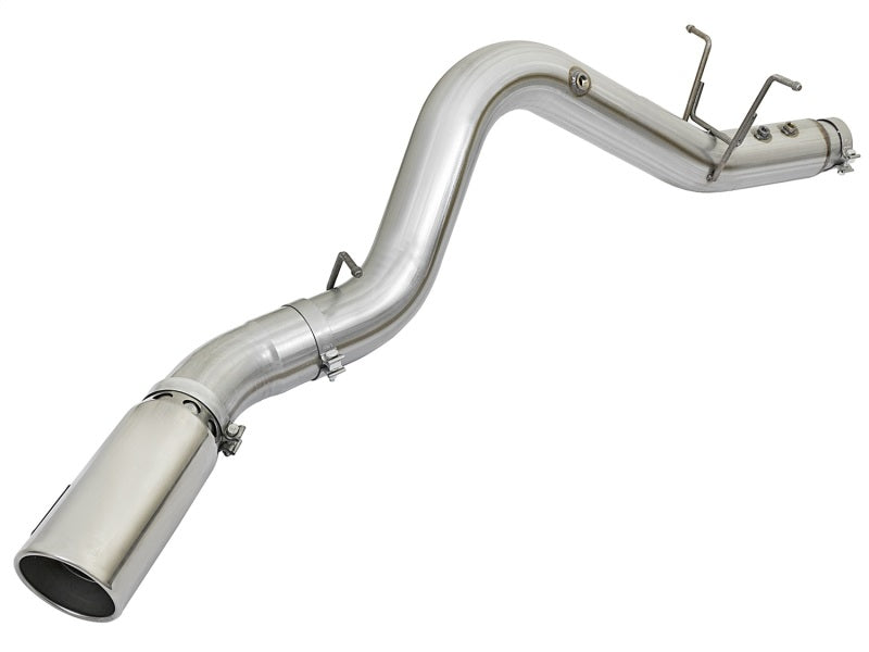 AFE 49-04085-P 5in DPF-Back Aluminized Steel Exhaust System w/Polished Tips 201