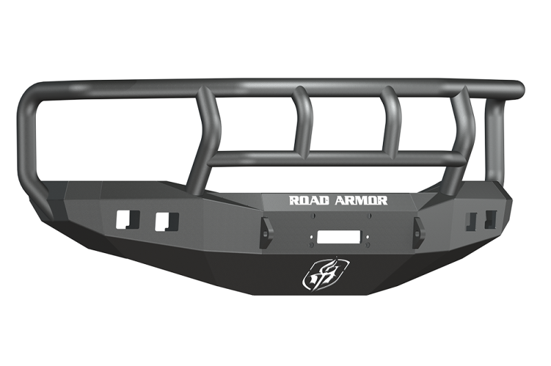 Road Armor 406R2B 06-09 fits Dodge 2500 Stealth Front Winch Bumper w/fits Titan II Guard - Tex Blk