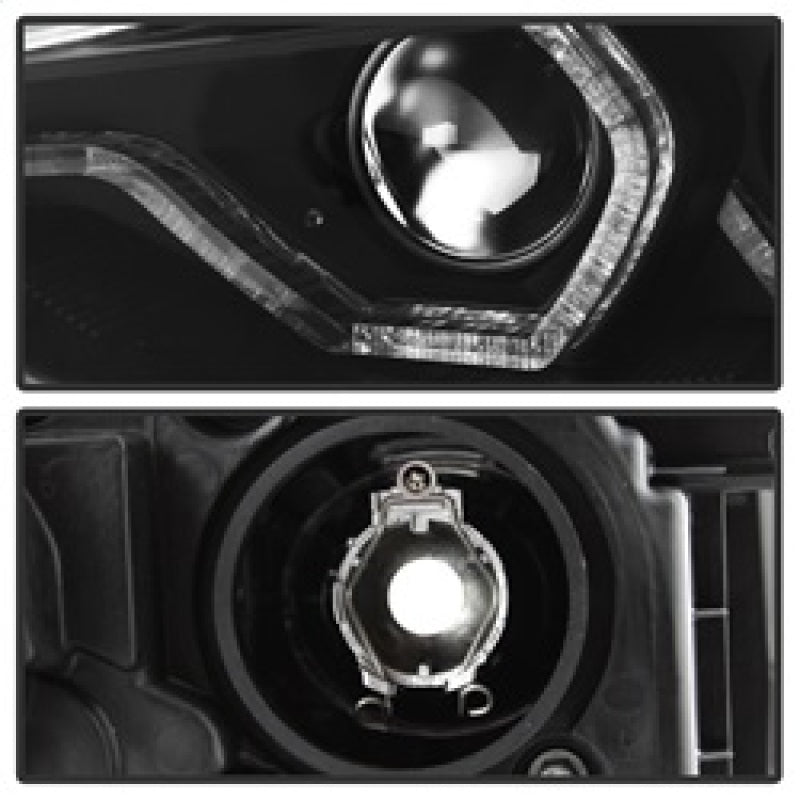 Spyder 5084347 fits BMW 12-14 F30 3 Series 4DR Projector Headlights - LED DRL -