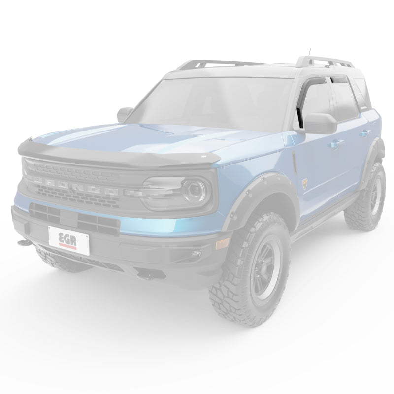 EGR 573561 21-22 fits Ford Bronco Sport 4 Door In-Channel Window Visors - Dark Smoked (573561)