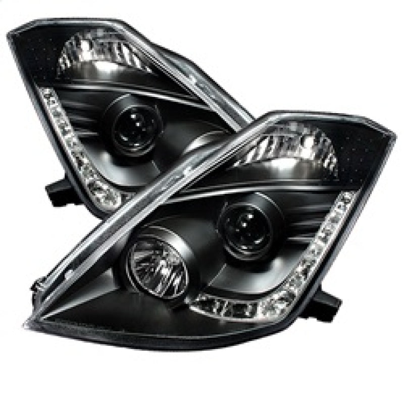 Spyder 5032225 fits Nissan 03-05 350Z Projector Headlights Xenon DRL Blk High H