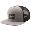 Method AP-H0014 Race Proven Trucker Hat Snapback Heather Grey - Black