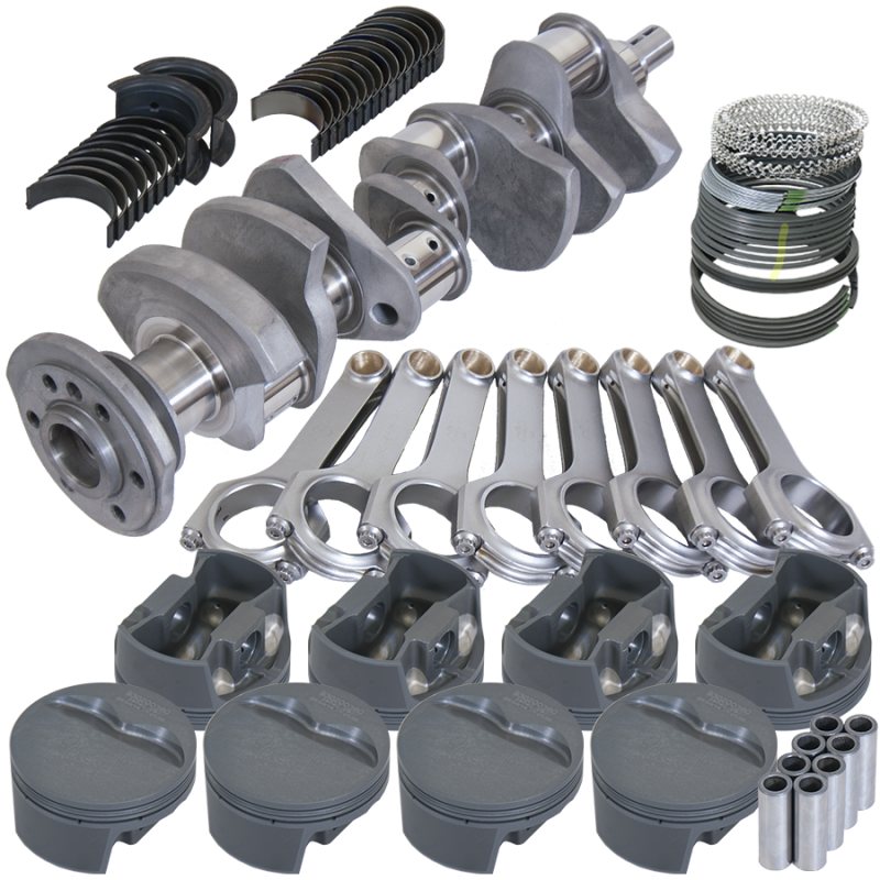 Eagle 10913040 fits Chevy 327 SJ 3.250in Crank 2.300in Mains 6.125in H-Beam 4.040in Pistons Rotating Assembly