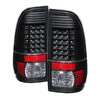 9027680 Xtune fits Ford 08-15 Super Duty LED Tail Lights Black ALT-JH-FS08-LED