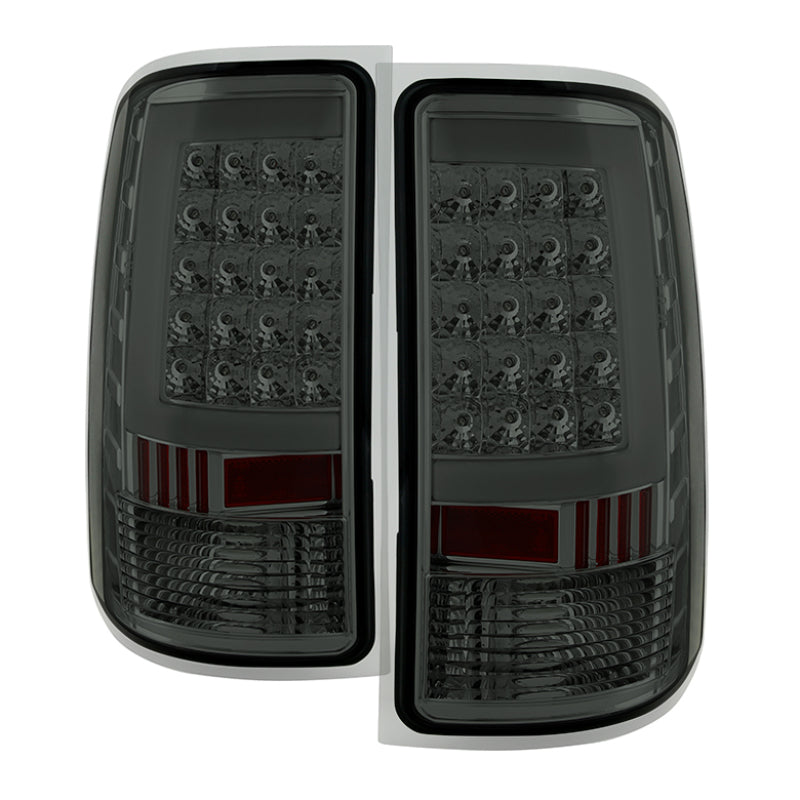 Xtune 5081599 fits GMC 07-13 Sierra LED Tail Lights Smoke ALT-ON-GS07-G2-LED-SM