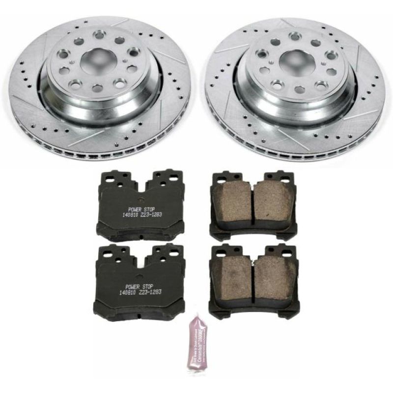 PowerStop K5840 fits Lexus 10-17 LS460 Rear Z23 Evolution Sport Brake Kit