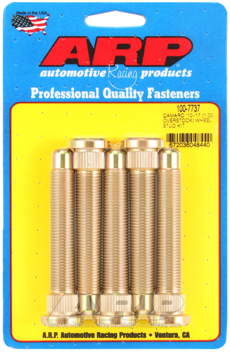 ARP 100-7737 10-17 fits Chevrolet Camaro M14 1in Over Stock Length Wheel Stud K