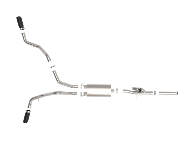 AFE 49-34131-B XV 3in 304 SS Cat-Back Exhaust 09-18 fits GM Trucks V6-4.3/V8-4