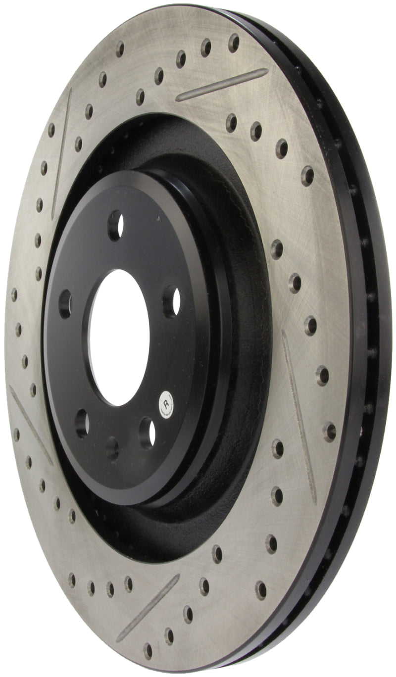 Stoptech 127.33125R Slotted & Drilled Sport Brake Rotor