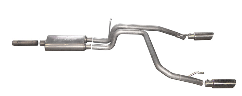 Gibson 616005 fits Dodge 07-09 Nitro R/T 4.0L 2.25in Cat-Back Dual Split Exhaus