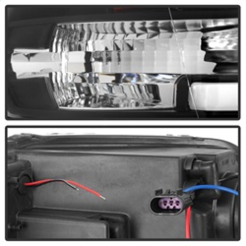 Spyder 5084811 fits Dodge 09-16 Ram 1500 Version 2 Headlights Light Bar DRL Bla