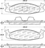 Stoptech 305.0632 Street Select Brake Pads