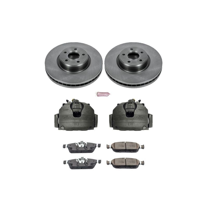 Power Stop KCOE7208 15-18 fits Ford Focus Front Autospecialty Kit w/Cals