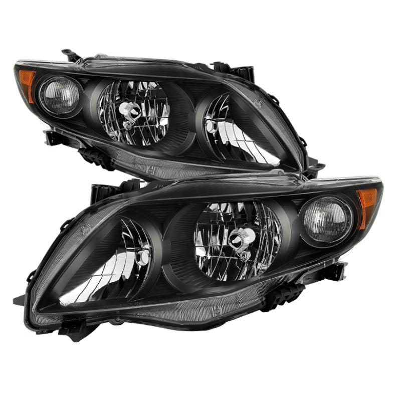 xTune 9035906 fits Toyota Corolla 2009-2010 OEM Style Headlights - Black HD-JH-