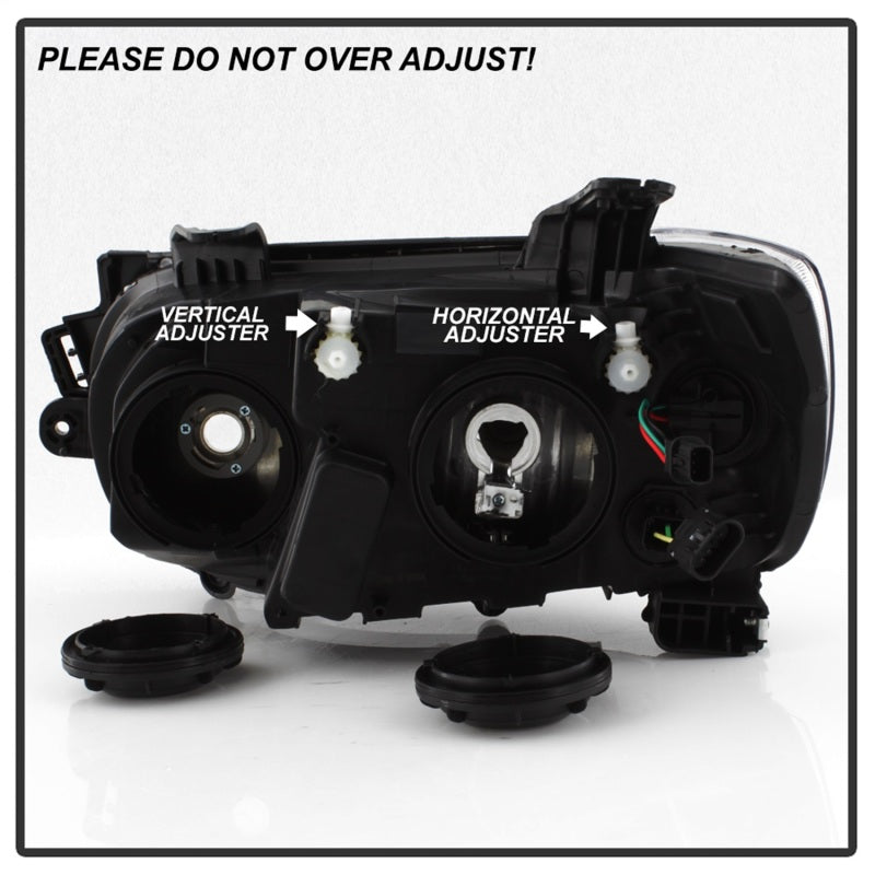xTune 9943195 12-15 fits Chevy Sonic Passenger Side Halogen Headlight - Black O