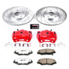 PowerStop KC3055 fits Honda Civic Front Z26 Street Warrior Brake Kit w/Calipers