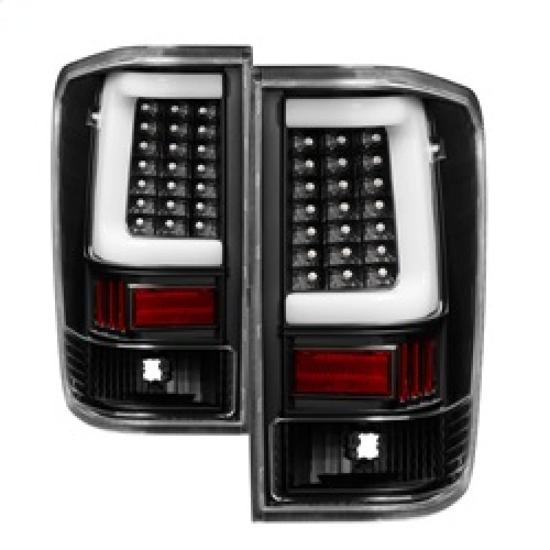 xTune 9038532 04-15 fits Nissan Titan Light Bar LED Tail Lights - Black (ALT-ON