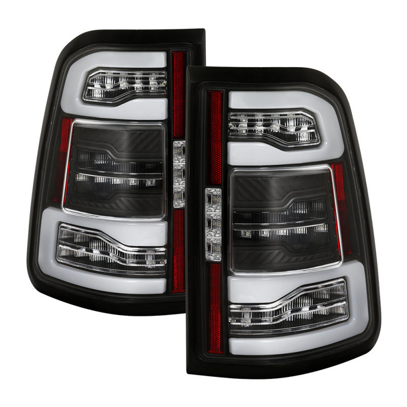 Spyder 5087294 fits Dodge 19-20 Ram LED Tail Light Black ALT-YD-DR19HAL-SEQ-BK