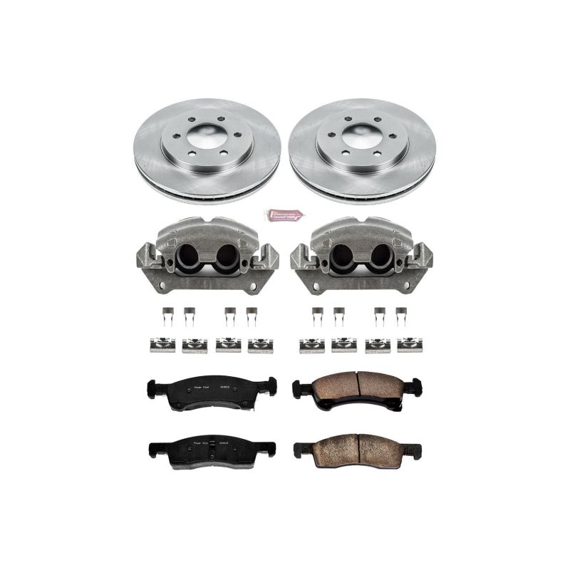 Power Stop KCOE1933 03-06 Lincoln Navigator Front Autospecialty Kit w/Cals