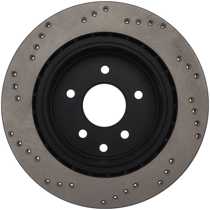 Stoptech 128.42088R 08-09 fits Infiniti EX35 / 05-08 G35 / 09 G37 / 06-09 M35/M45 Drilled Right Rear Rotor