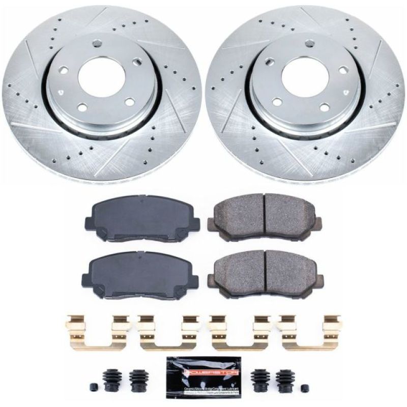 PowerStop K7689 fits Mazda 16-18 CX-5 Front Z23 Evolution Sport Brake Kit