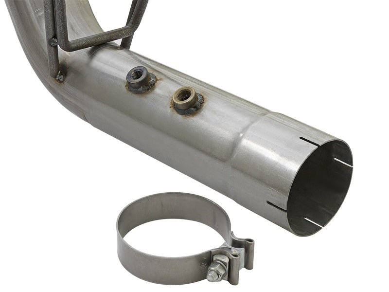 AFE 49-44086-B BORE-HD 4in 409-SS DPF-Back Exhaust w/Dual Black Tips 2017 fits